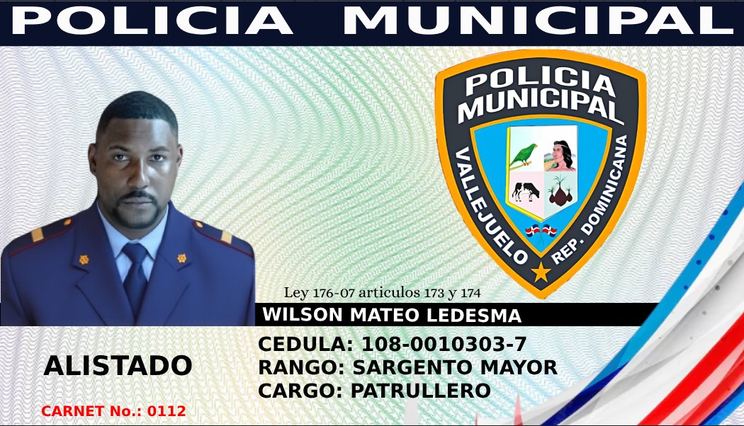 Wilson Mateo Ledesma — Sargento Mayor