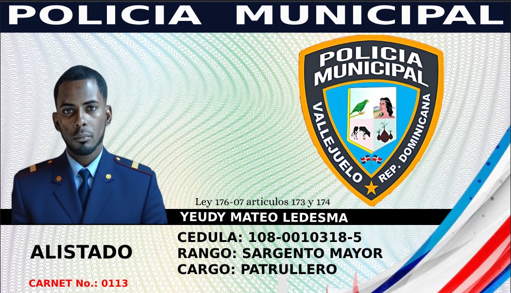 Yeudy Mateo Ledesma — Sargento Mayor