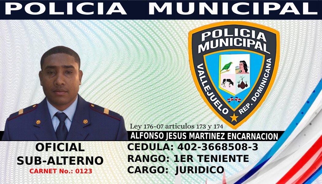 Alfonso Jesus Martinez Encarnacion — 1er Teniente