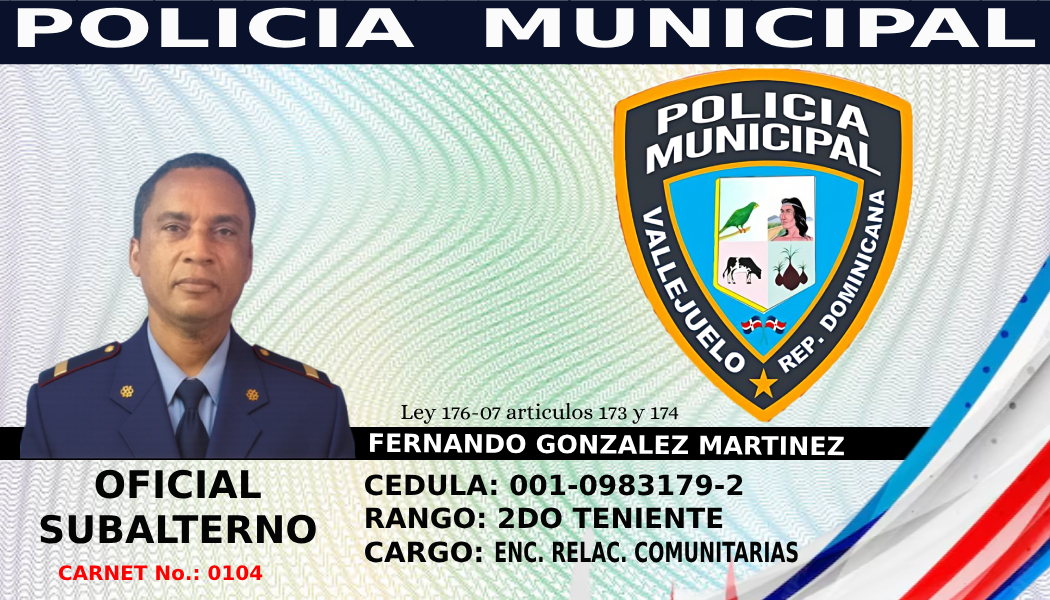 Fernando Gonzalez Martinez — 2do Teniente