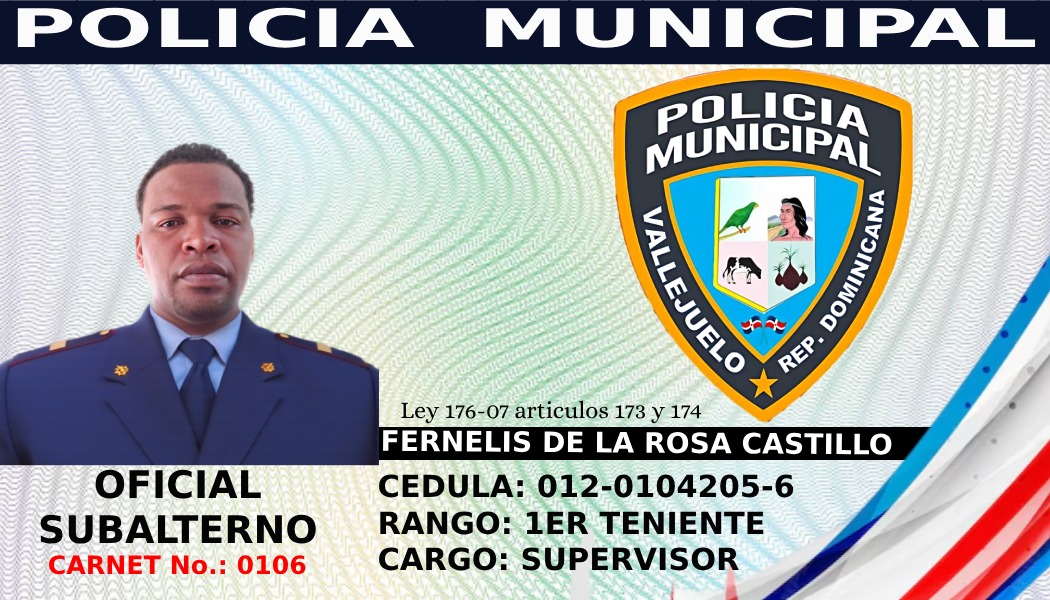 Fernelis de la Rosa Castillo — 1er Teniente