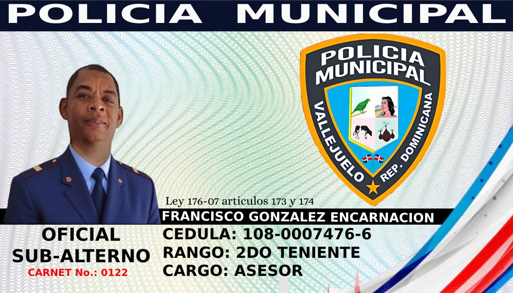 Francisco Gonzalez Encarnacion — 2do Teniente