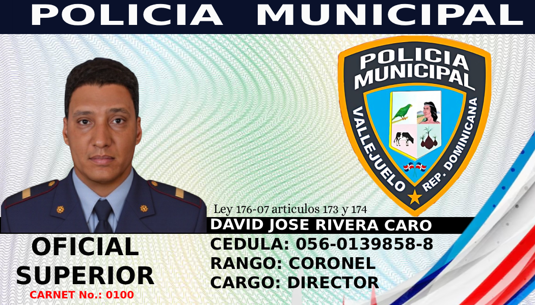 Carnet David José Rivera Caro